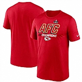 Men's Kansas City Chiefs Red 2023 AFC Champions Iconic T-Shirt,baseball caps,new era cap wholesale,wholesale hats
